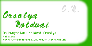 orsolya moldvai business card